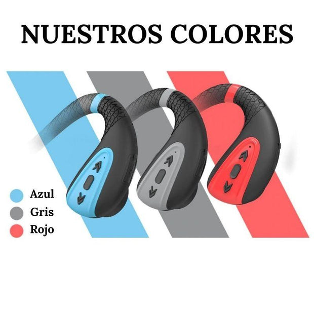 auricular_inalambrico_conduccion_osea_nadar_negro_azul_rojo